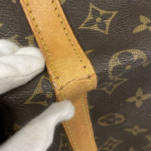 Louis Vuitton Boston Bag Monogram Sac Spool 35 M41626 Brown Men Women Unisex - Picture 8 of 10